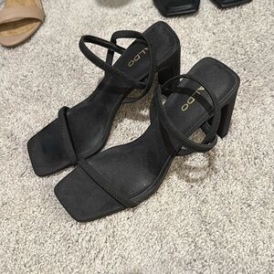 Black Aldo heels